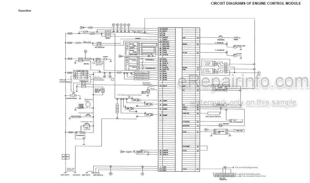 Photo 4 - Komatsu K21 K25 Service Manual Engine For Komatsu Forklift SM301