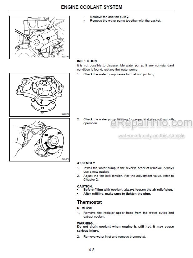 Photo 1 - Komatsu K21 K25 Service Manual Engine For Komatsu Forklift SM301