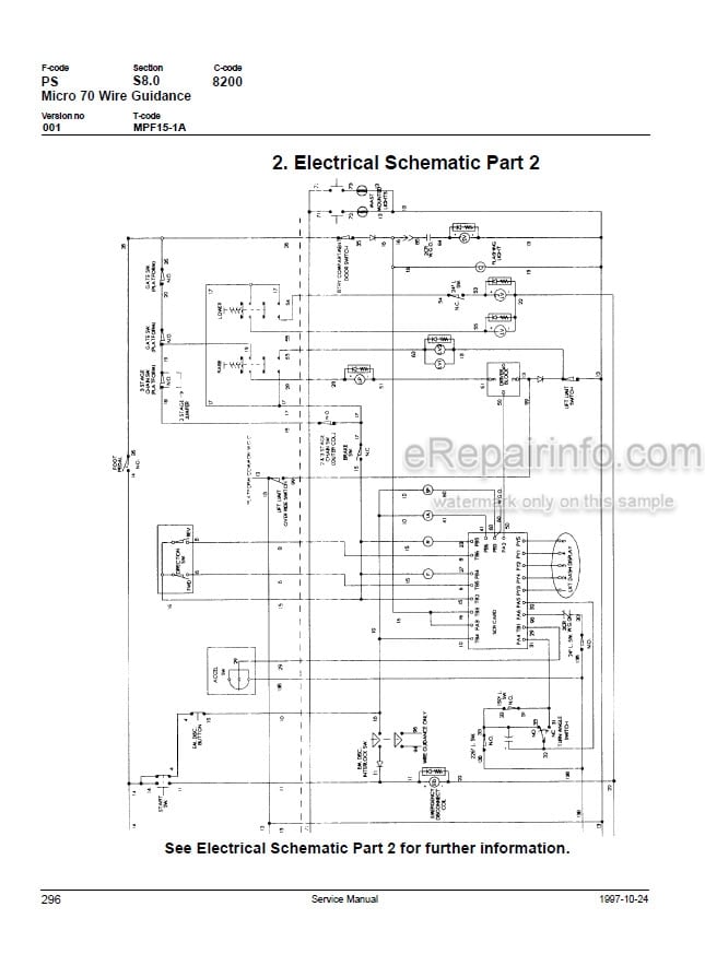 Photo 4 - Komatsu MPF15-1A Service Manual Electric Counterbalanced Order Selector SM034A