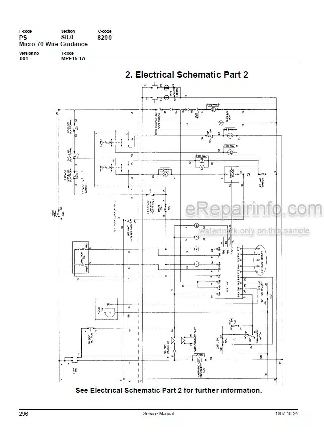 Photo 4 - Komatsu MPF15-1A Service Manual Electric Counterbalanced Order Selector SM034A