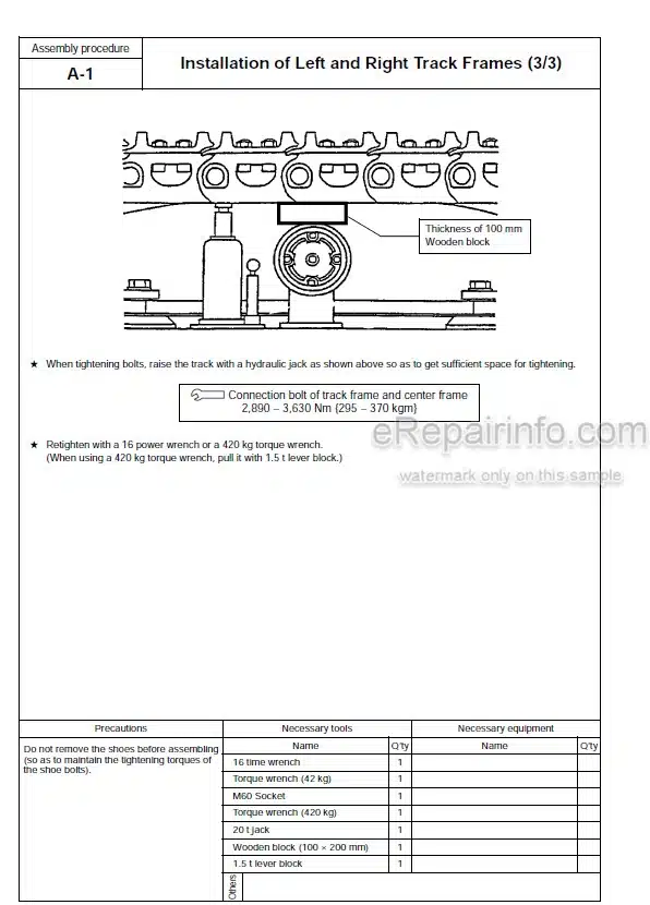 Photo 3 - Komatsu PC1250-8 PC1250LC-8 PC1250SP-8 Field Assembly Instruction Hydraulic Excavator GEN00055-08