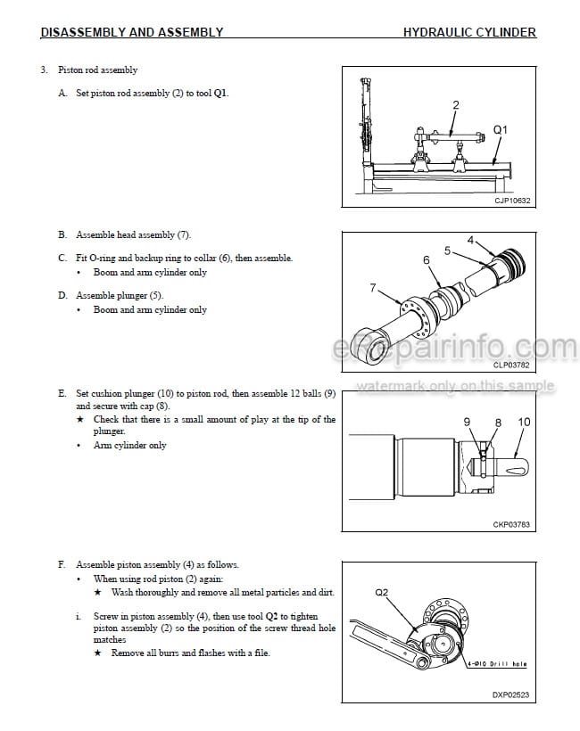 Photo 5 - Komatsu PC200LC-7L PC220LC-7L Shop Manual Hydraulic Excavator CEBM005806 SN A86001-