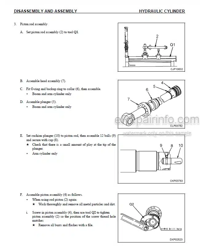 Photo 5 - Komatsu PC200LC-7L PC220LC-7L Shop Manual Hydraulic Excavator CEBM005806 SN A86001-