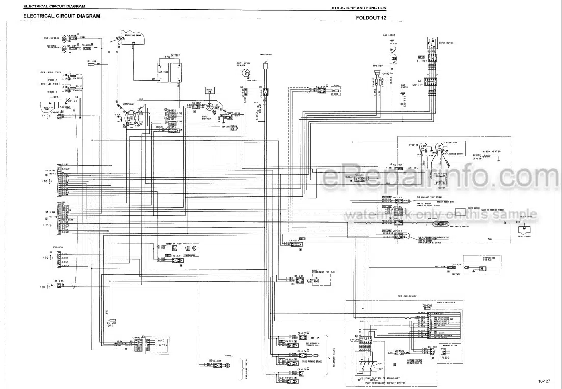 Photo 3 - Komatsu PC200Z-6LE Shop Manual Hydraulic Excavator CEBM001700 SN A83001-