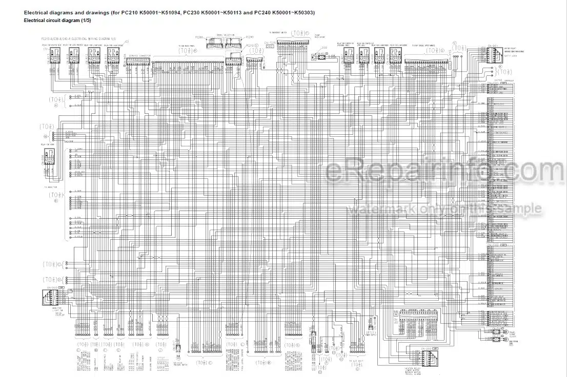 Photo 4 - Komatsu PC210-8 PC210LC-8 PC210NLC-8 PC230NHD-8 PC240LC-8 PC240NLC-8 Shop Manual Hydraulic Excavator UEN0084-07 SN K50001-
