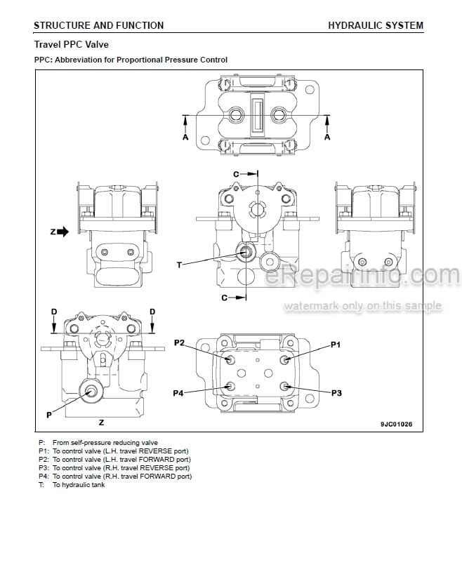 Photo 5 - Komatsu PC240LC-10 Shop Manual Hydraulic Excavator CEBM024902 SN A20001-