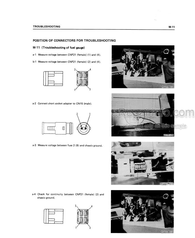 Photo 6 - Komatsu PC300-5 PC400-5 Custom Shop Manual Hydraulic Excavator SEBM0207C503 SN 20001-