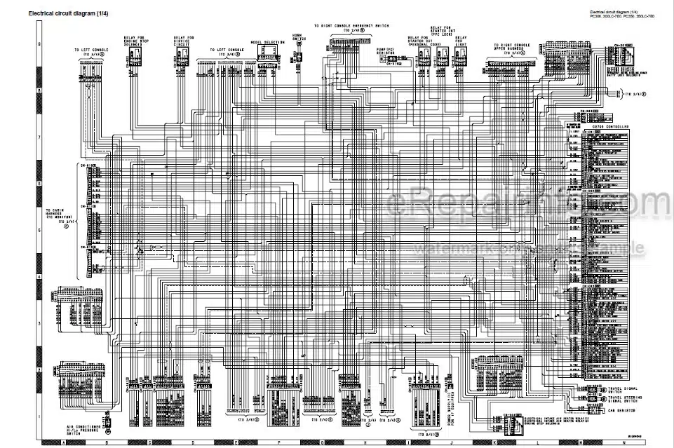 Photo 3 - Komatsu PC300-7E0 PC300LC-7E0 PC350-7E0 PC350LC-7E0 Shop Manual Hydraulic Excavator SEN03537-03
