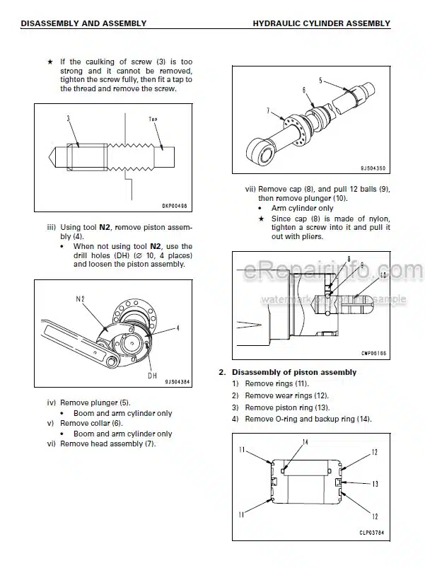 Photo 3 - Komatsu PC300-7 PC300LC-7 PC350-7 PC350LC-7 Shop Manual Hydraulic Excavator SEBM025811