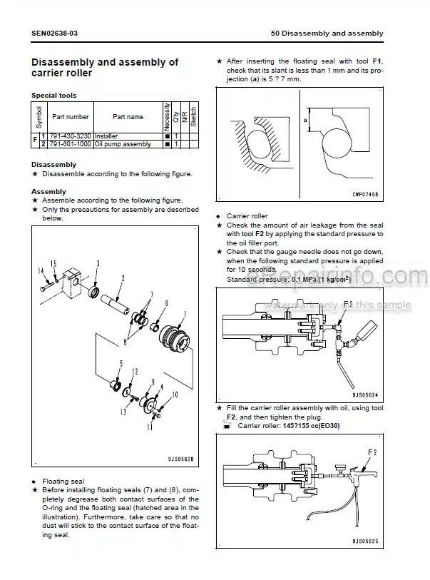 Photo 3 - Komatsu PC300-8 PC300LC-8 PC350-8 PC350LC-8 Shop Manual Hydraulic Excavator SEN01983-15 SN 60001-