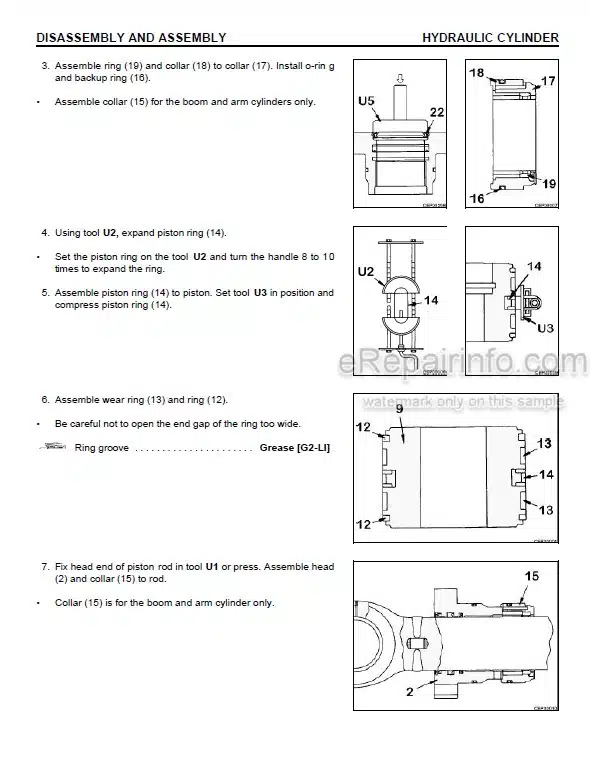 Photo 9 - Komatsu PC300LC-6 PC300HD-6 Shop Manual Hydraulic Excavator CEBM002901 SN A83001-