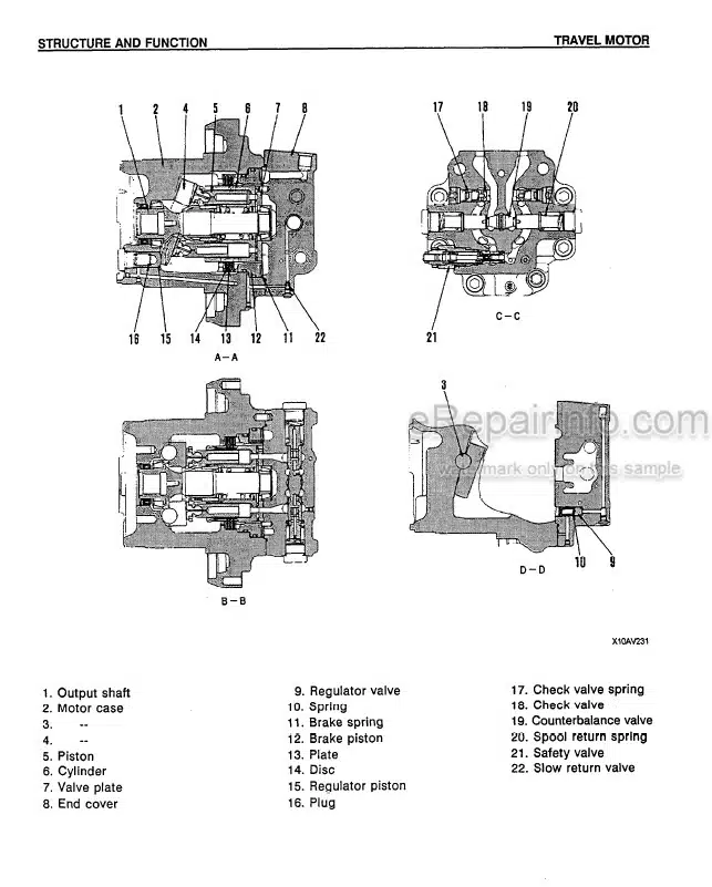 Photo 5 - Komatsu PC300LC-6 PC300HD-6 Shop Manual Hydraulic Excavator CEBM3006C2 SN A80001-