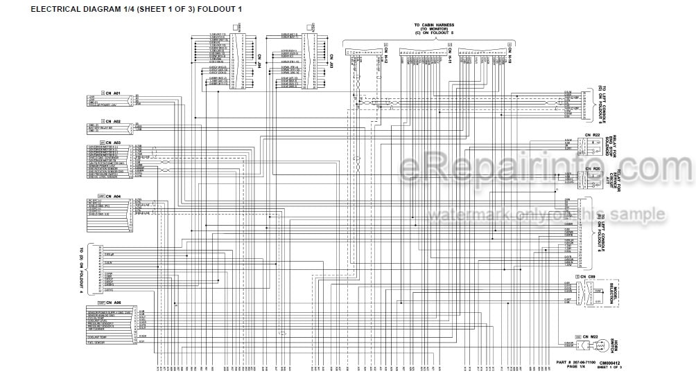 Photo 3 - Komatsu PC300LC-7L PC300HD-7L Shop Manual Hydraulic Excavator CEBM009104 SN A85001-