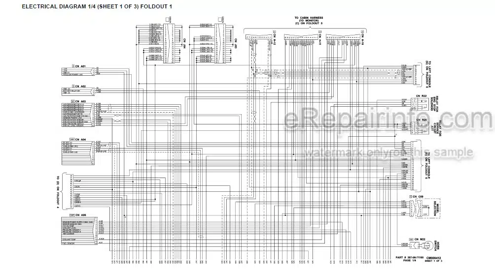 Photo 3 - Komatsu PC300LC-7L PC300HD-7L Shop Manual Hydraulic Excavator CEBM009104 SN A85001-