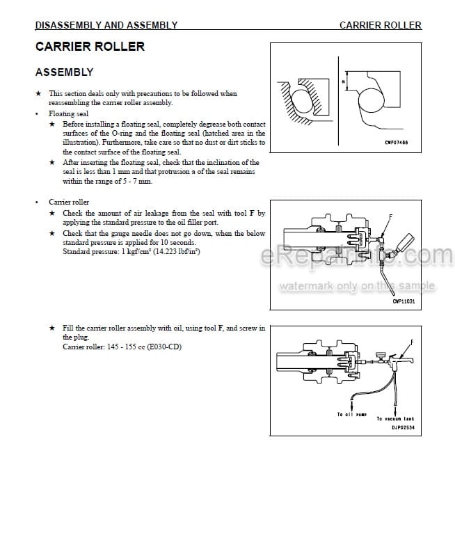 Photo 5 - Komatsu PC300LC-7L PC300HD-7L Shop Manual Hydraulic Excavator CEBM009104 SN A85001-