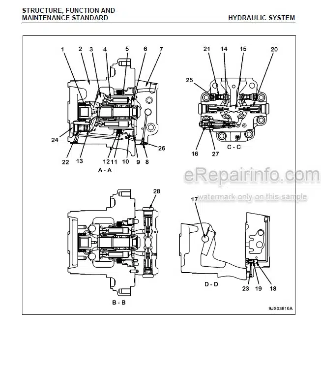 Photo 3 - Komatsu PC300LC-8 PC300HD-8 Shop Manual Hydraulic Excavator CEBM018703 SN A90001- A87001-