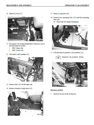 Photo 5 - Komatsu PC340LC-7K PC340NLC-7K Shop Manual Hydraulic Excavator UEBM001501 SN K40001-