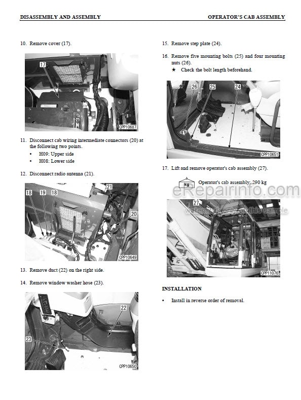 Photo 1 - Komatsu PC340LC-7K PC340NLC-7K Shop Manual Hydraulic Excavator UEBM001501 SN K40001-