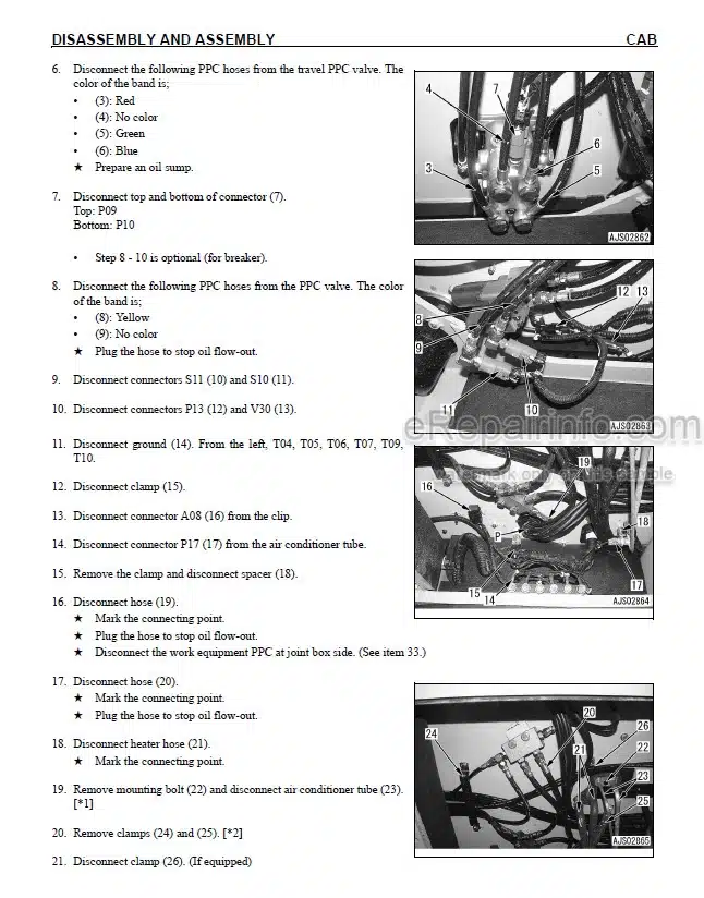 Photo 4 - Komatsu PC350LC-8 PC350HD-8 Shop Manual Hydraulic Excavator CEBM007501