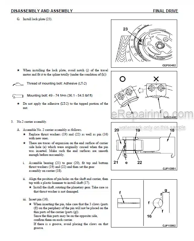 Photo 5 - Komatsu PC350LC-8 PC350HD-8 Shop Manual Hydraulic Excavator CEBM007501