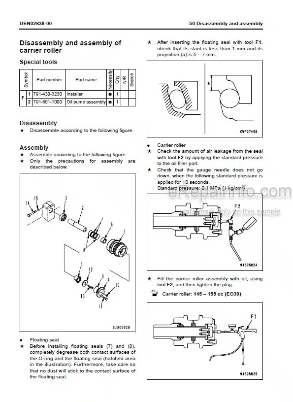 Photo 3 - Komatsu PC350LC-8 PC350LCD-8 PC350NLC-8 PC350NLCD-8 Shop Manual Hydraulic Excavator UEN01983-03