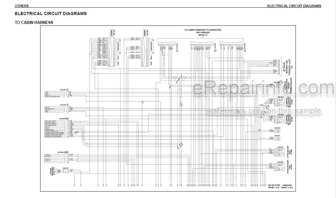 Photo 3 - Komatsu PC350LL3-7E0 Shop Manual Logging And Road Builder Excavator CEBM024301 SN A50001-