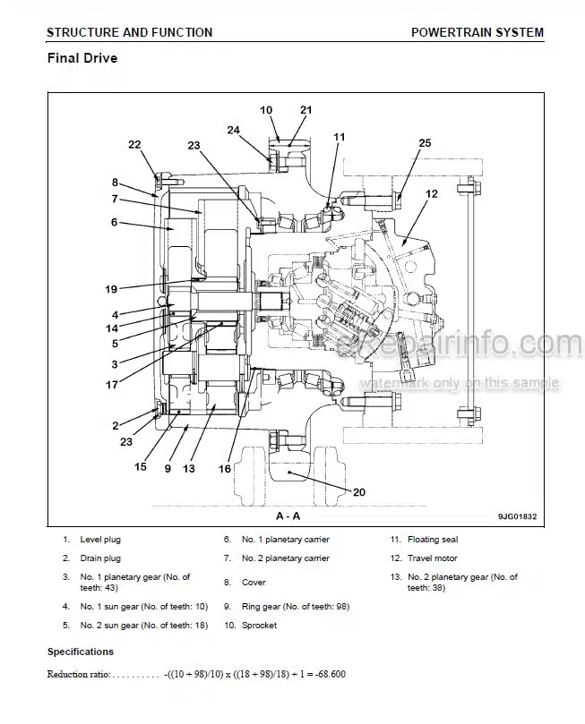 Photo 3 - Komatsu PC390LL-10 Shop Manual Log Loader And Road Builder CEBM027500 SN A50601-