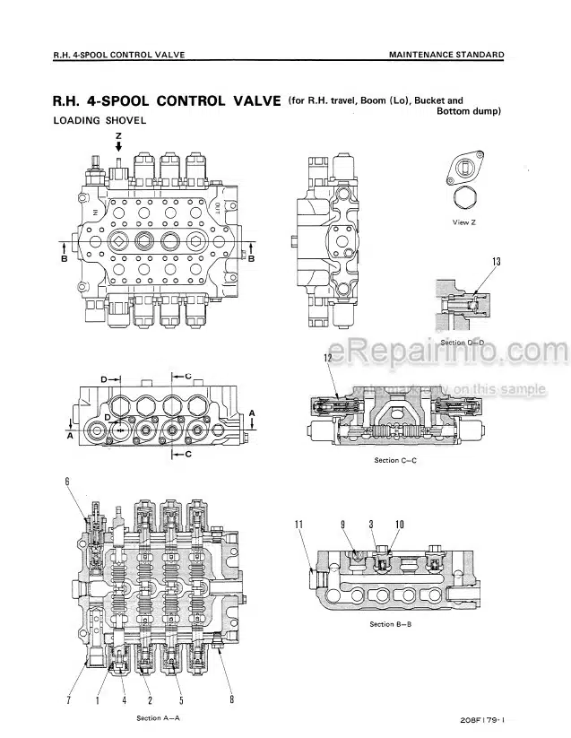 Photo 5 - Komatsu PC400-1 PC400LC-1 Shop Manual Hydraulic Excavator SEBM0208A03 SN 10001- 10124-