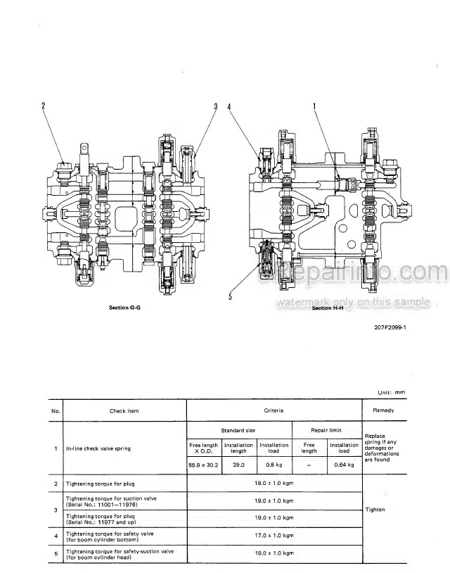 Photo 5 - Komatsu PC400-3 PC400LC-3 Shop Manual Hydraulic Excavator SEBM02080307 SN 11001-