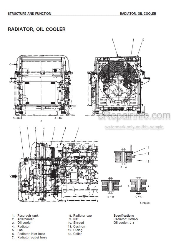 Photo 4 - Komatsu PC400-6 PC400LC-6 PC450-6 PC450LC-6 Shop Manual Supplement Hydraulic Excavator SEBM023600