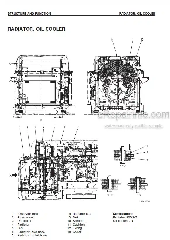 Photo 4 - Komatsu PC400-6 PC400LC-6 PC450-6 PC450LC-6 Shop Manual Supplement Hydraulic Excavator SEBM023600