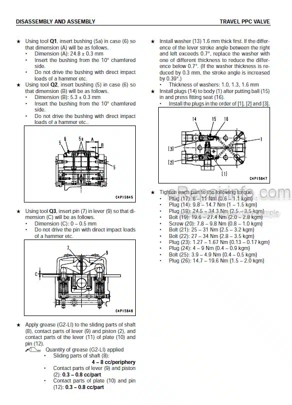 Photo 3 - Komatsu PC400-7 PC400LC-7 PC450-7 PC450LC-7 Shop Manual Hydraulic Excavator SEBM033012