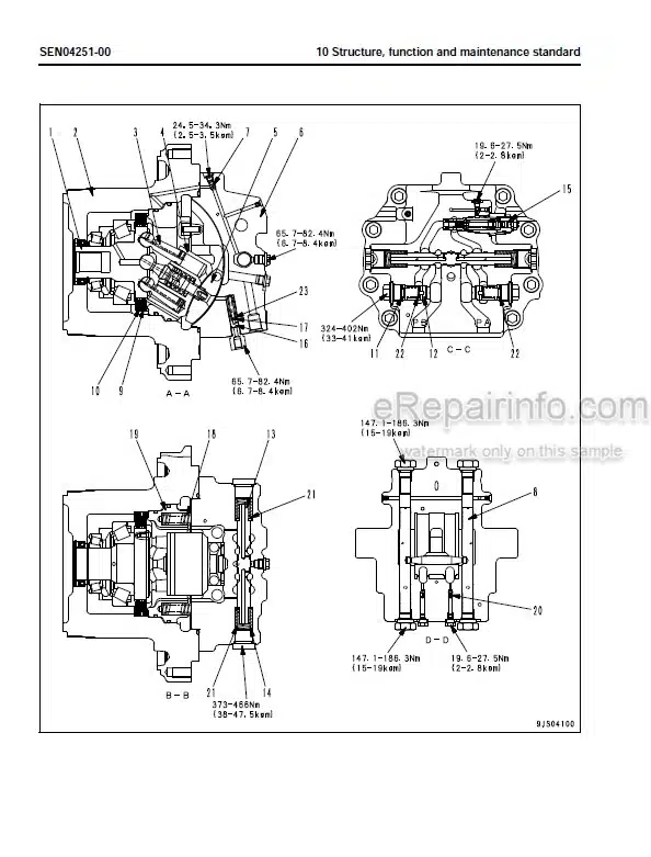 Photo 5 - Komatsu PC400-8R PC400LC-8R PC450-8R PC450LC-8R Shop Manual Hydraulic Excavator SEN04239-02