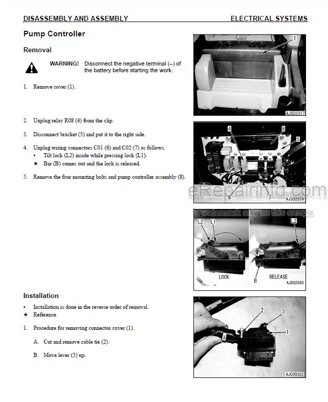 Photo 5 - Komatsu PC400LC-8 Shop Manual Hydraulic Excavator CEBM018803 SN A88001-A88545