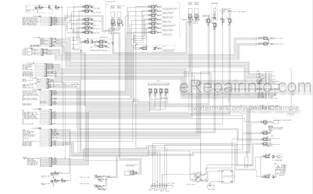 Photo 4 - Komatsu PC450-7K PC450LC-7K Shop Manual Hydraulic Excavator UEBM002300 K40001-