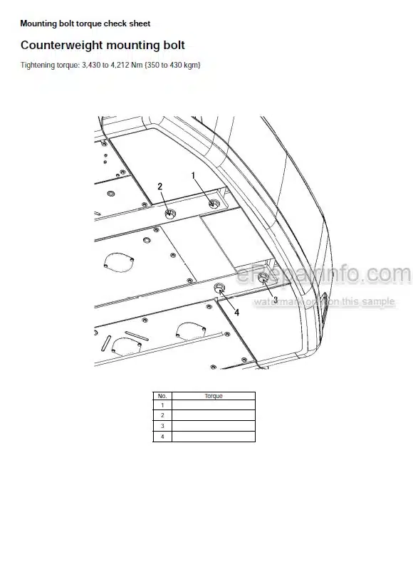 Photo 4 - Komatsu PC490LC-10 Field Assembly Instruction Hydraulic Excavator GEN00109-02 SN 80001-
