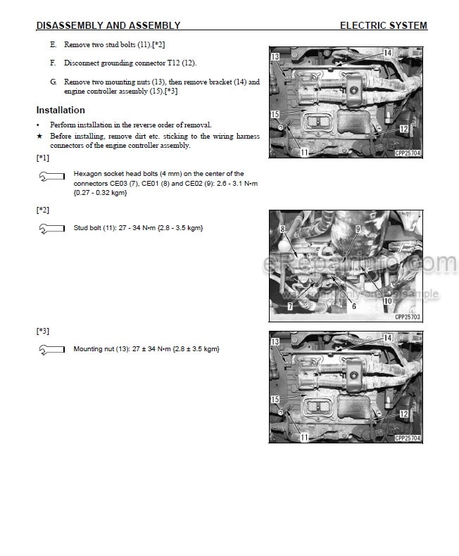 Photo 2 - Komatsu PC490LC-10 Shop Manual Hydraulic Excavator CEBM025303 SN A40001-