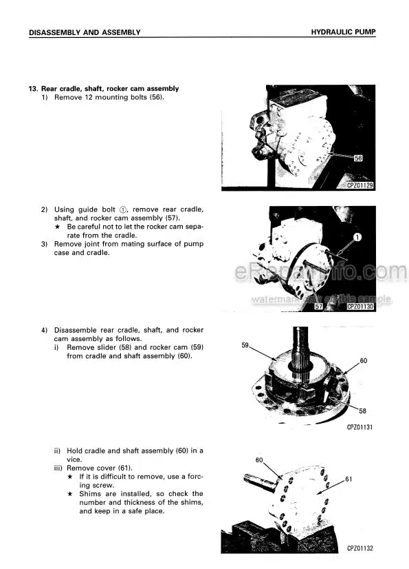 Photo 10 - Komatsu PC600-6 PC600LC-6 Shop Manual Hydraulic Excavator SEBM017111 SN 10001-
