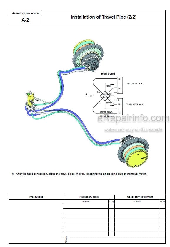 Photo 3 - Komatsu PC600-8 PC600LC-8 Field Assembly Manual Hydraulic Excavator