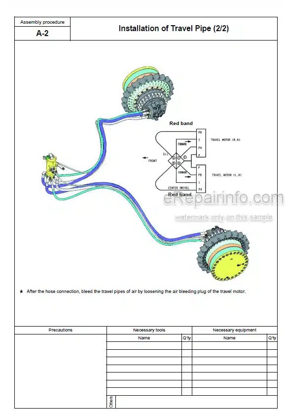 Photo 3 - Komatsu PC600-8 PC600LC-8 Field Assembly Manual Hydraulic Excavator