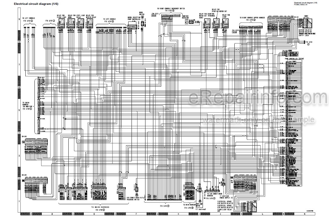 Photo 4 - Komatsu PC600-8 PC600LC-8 Shop Manual Hydraulic Excavator SEN00128-16 SN 30001-