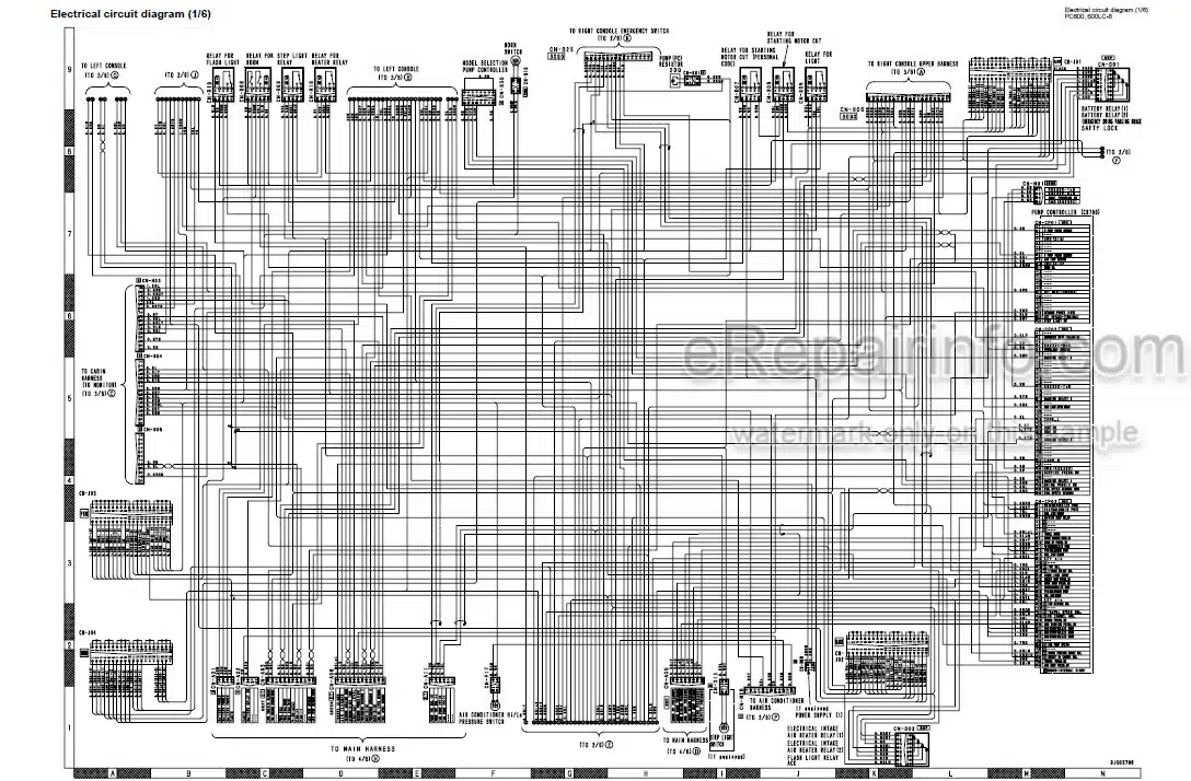 Photo 4 - Komatsu PC600-8 PC600LC-8 Shop Manual Hydraulic Excavator SEN00128-16 SN 30001-