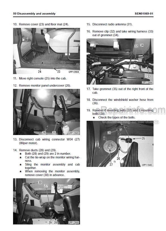 Photo 1 - Komatsu PC600-8 PC600LC-8 Shop Manual Hydraulic Excavator SEN00128-16 SN 30001-
