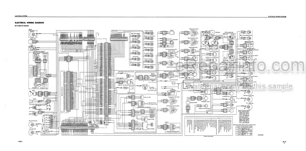 Photo 3 - Komatsu PC650-1 Shop Manual Hydraulic Excavator SEBM0209A04 SN 10007-