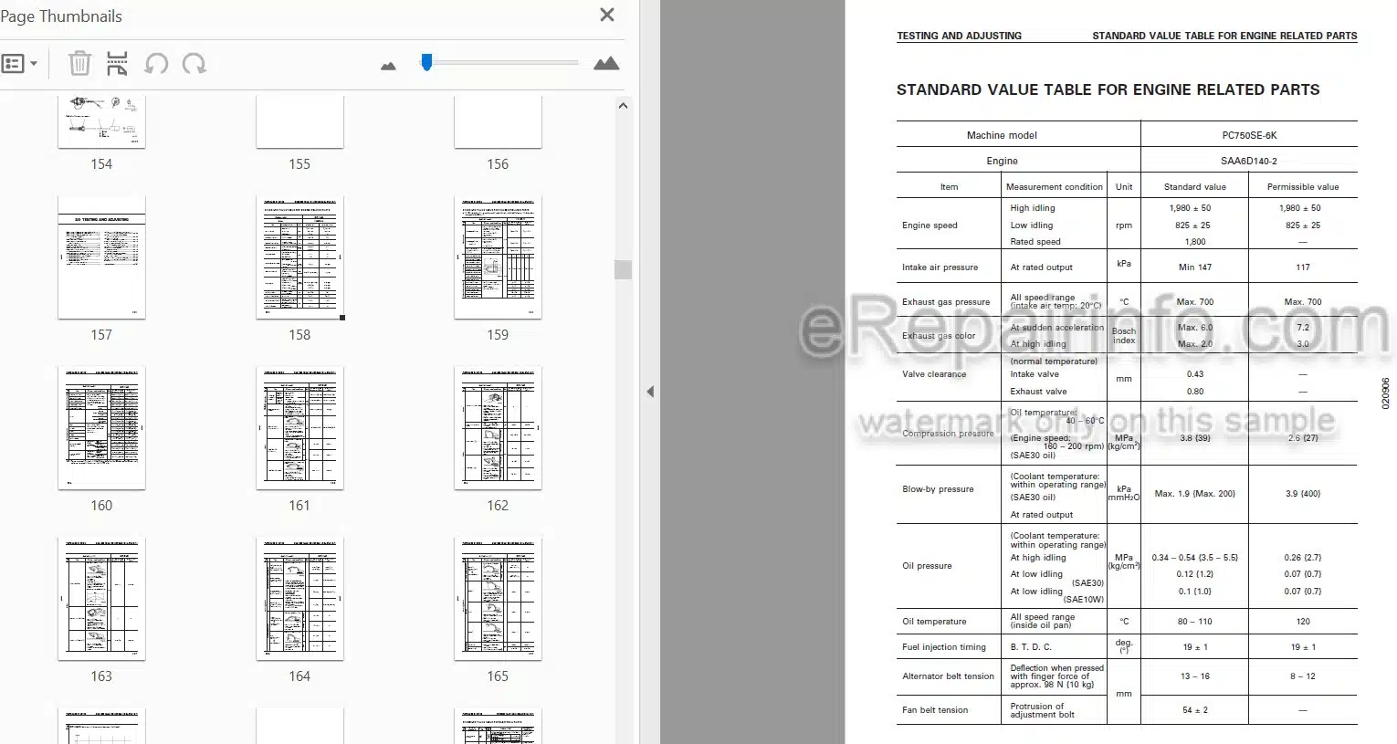 Photo 4 - Komatsu PC750SE-6K Shop Manual Hydraulic Excavator UEBM002100 SN K3005- 10194-