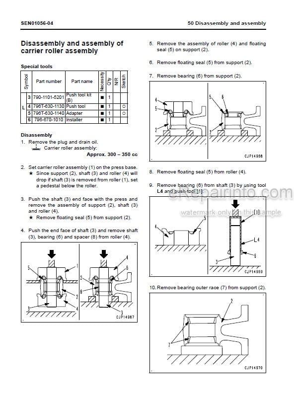 Photo 3 - Komatsu PC800-8 PC800LC-8 PC800SE-8 PC850-8 PC850SE-8 Shop Manual Hydraulic Excavator SEN00373-12 SN 50001- 10001-
