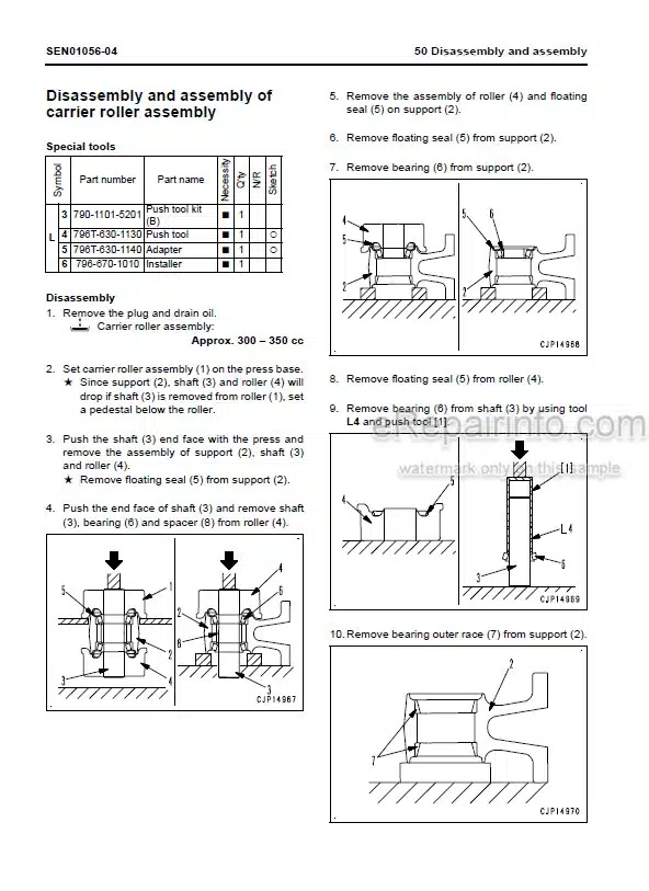 Photo 3 - Komatsu PC800-8 PC800LC-8 PC800SE-8 PC850-8 PC850SE-8 Shop Manual Hydraulic Excavator SEN00373-12 SN 50001- 10001-