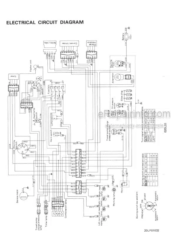 Photo 4 - Komatsu PW05-1 Shop Manual Wheel Excavator SEBM020L0101 SN 1001-