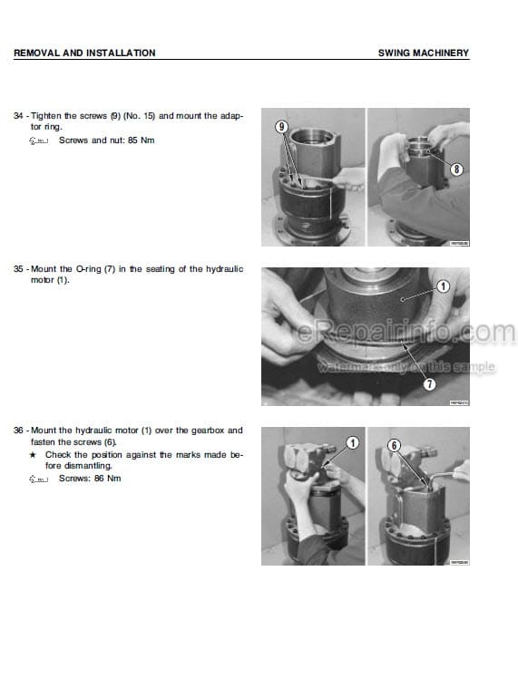 Photo 7 - Komatsu PW95R-2 Shop Manual Hydraulic Excavator WEBM001801 SN 21D0200280-