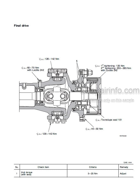 Photo 5 - Komatsu PW110R-1 Shop Manual Hydraulic Excavator WEBM000800 SN 2260000001-
